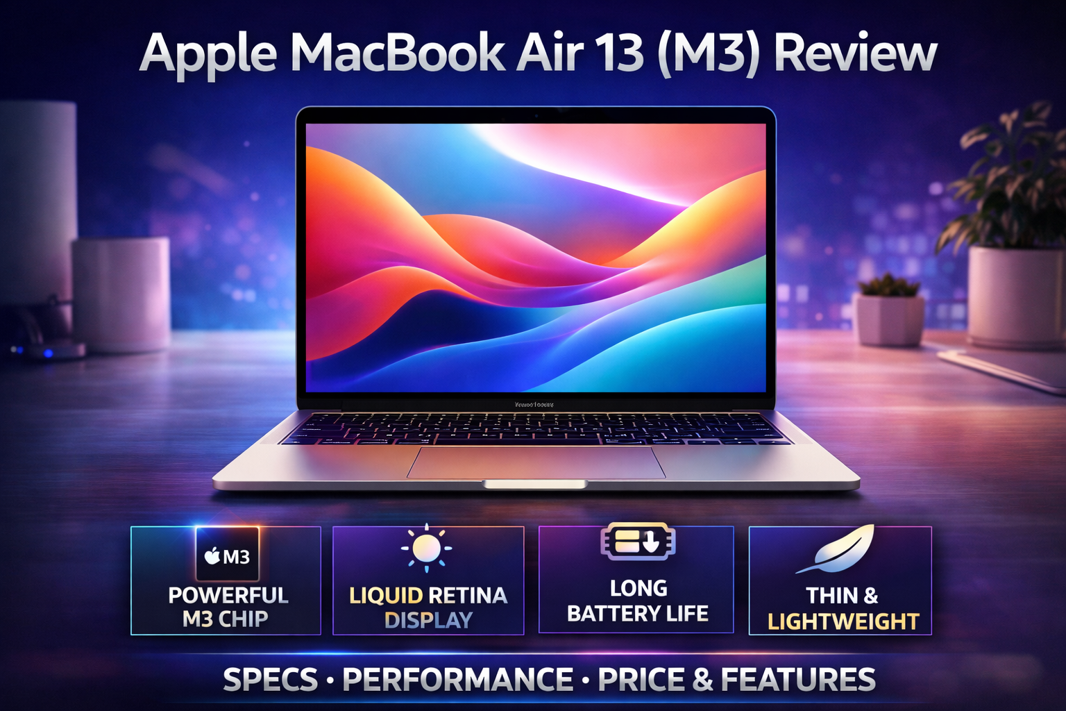 Apple MacBook Air 13 (M3) Review – Specs, Performance, Price & Features