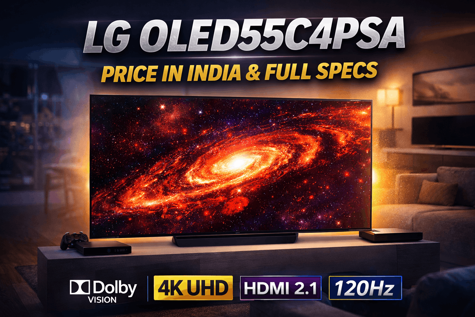 LG OLED55C4PSA Price in India 2026, Specs & Full Review