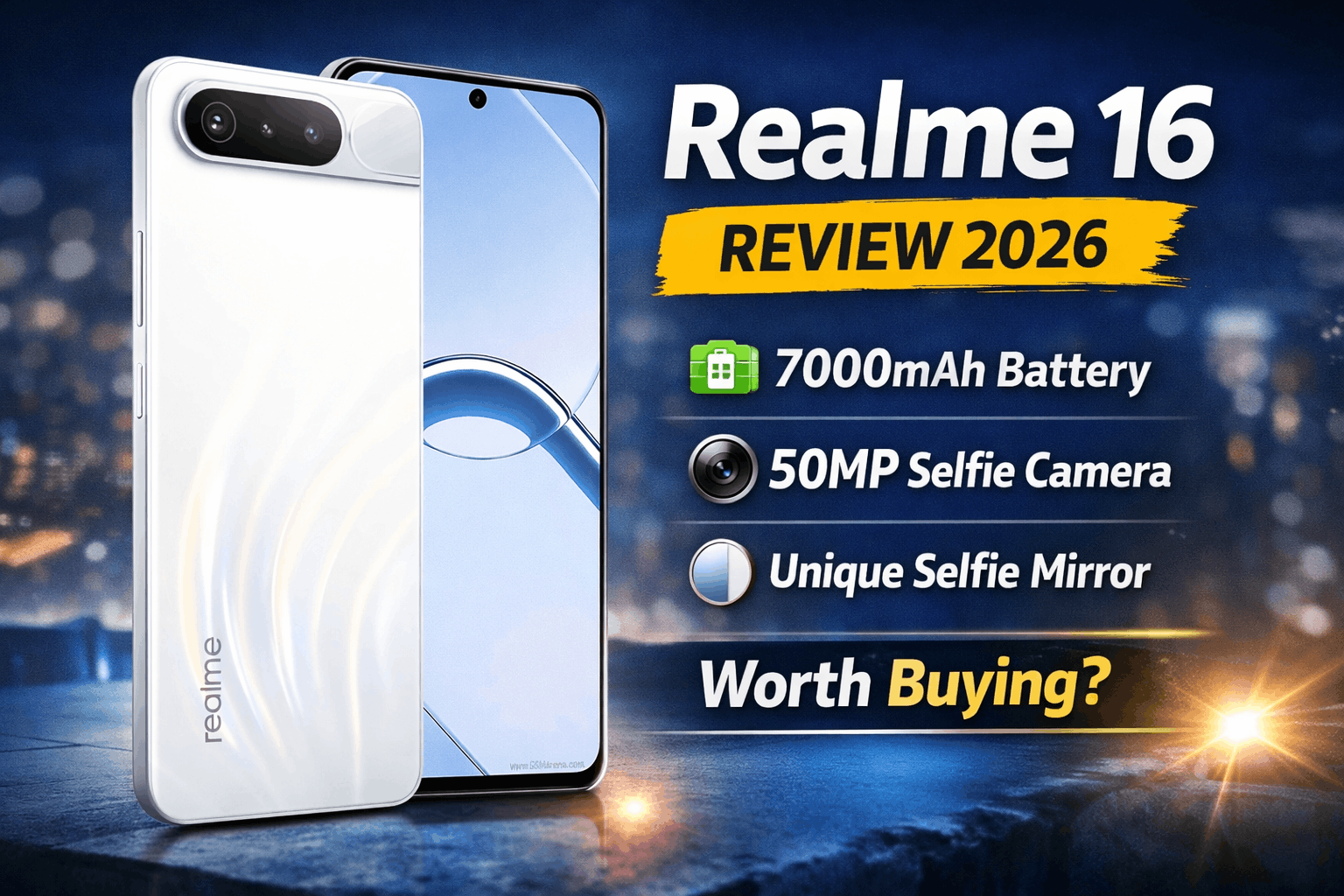 Realme 16 Review 2026: Price, Specs, Features, Battery & Camera Test