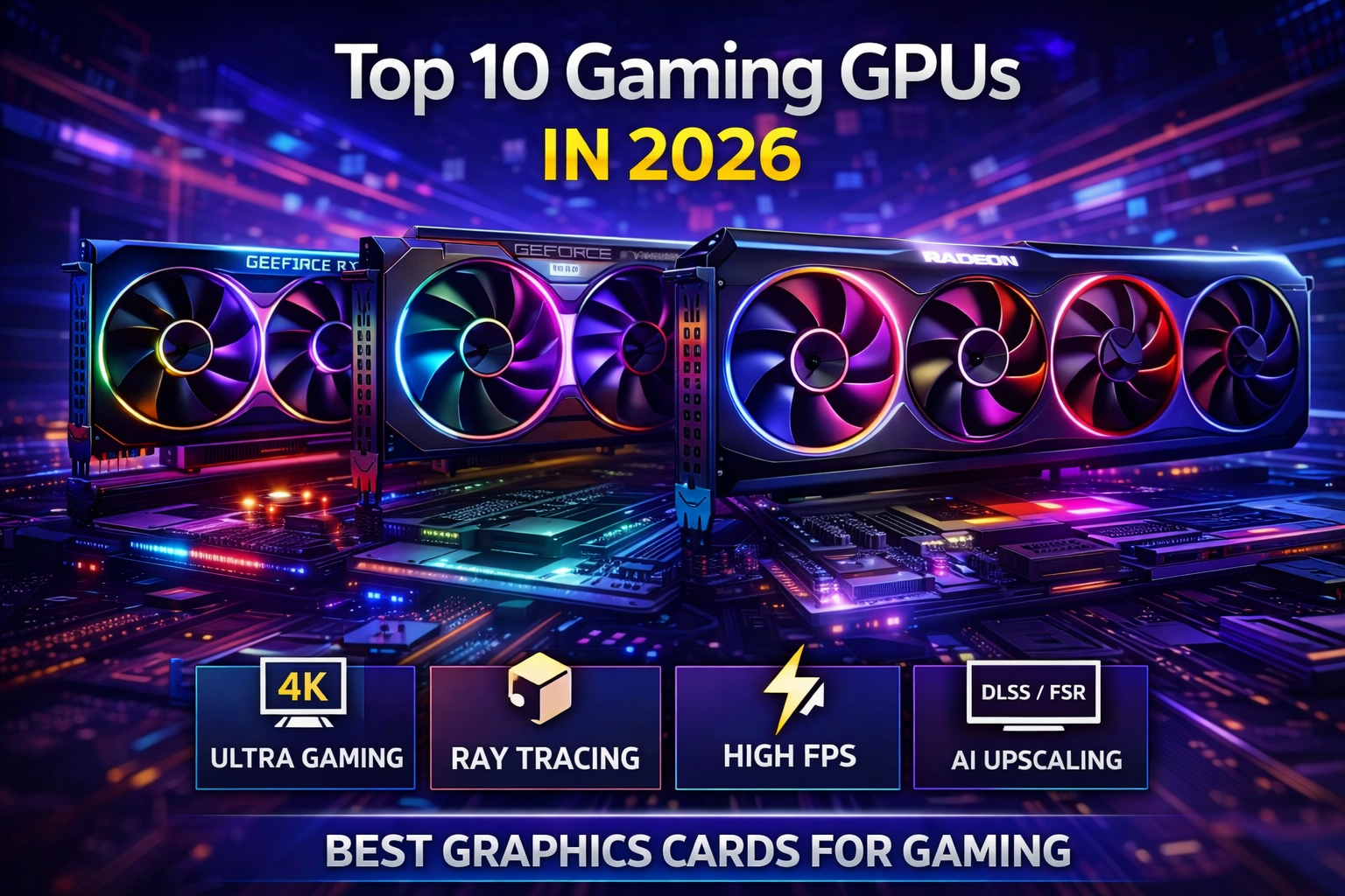 Top 10 Gaming GPUs in 2026 – Best Graphics Cards for Gaming