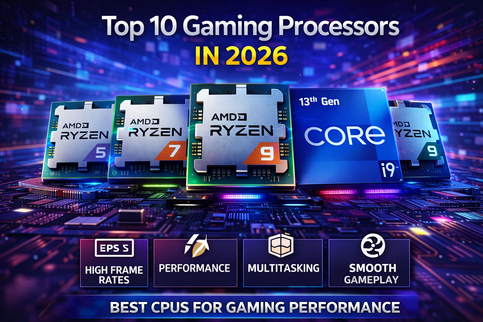 Top 10 Gaming Processors in 2026 – Best CPUs for Gaming Performance