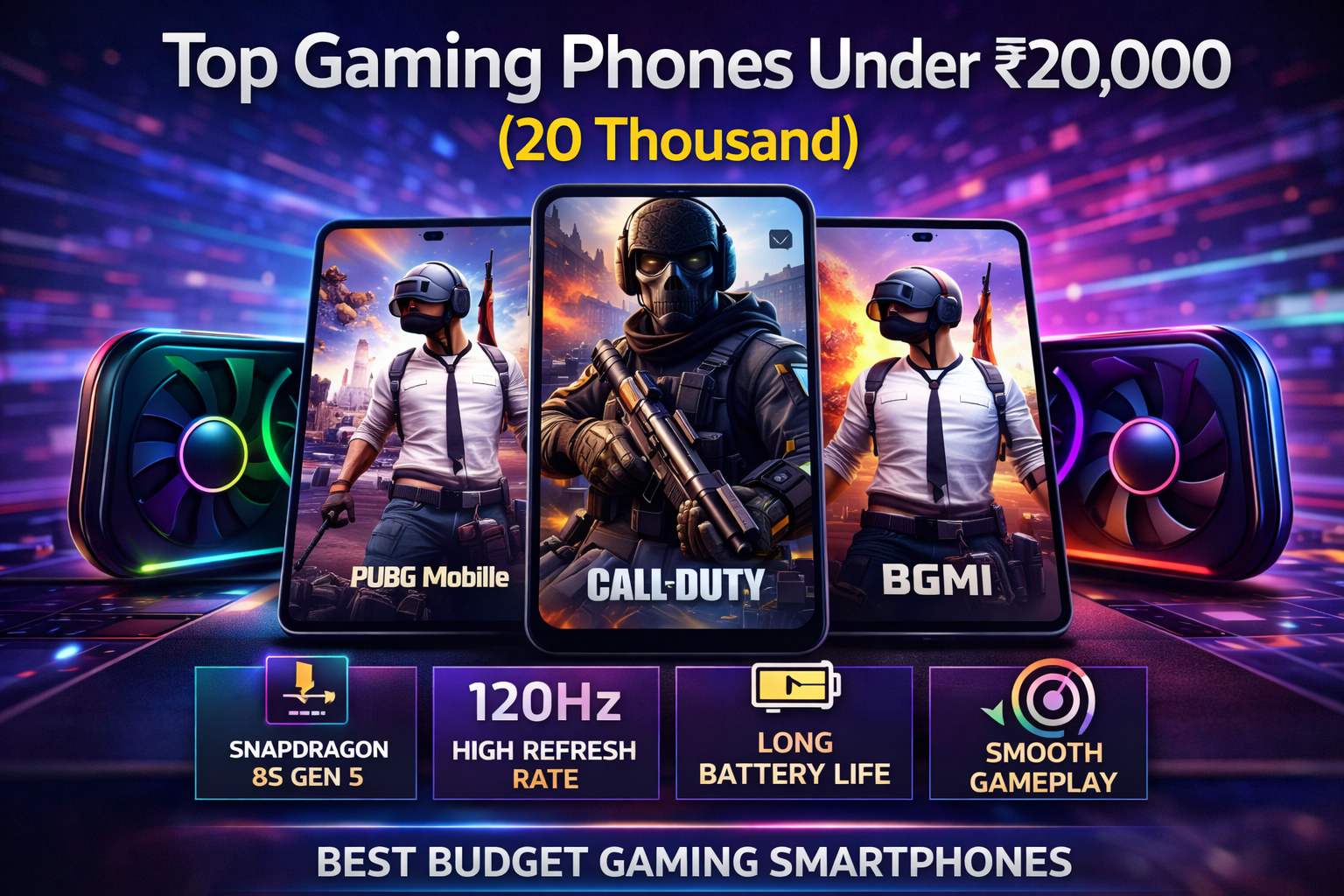Top Gaming Phones Under 20k – Best Budget Gaming Smartphones
