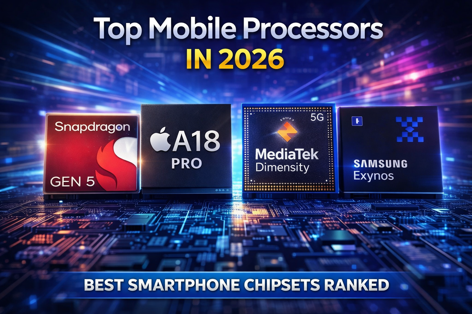 Top Mobile Processors 2026 – Best Smartphone Chipsets Ranked